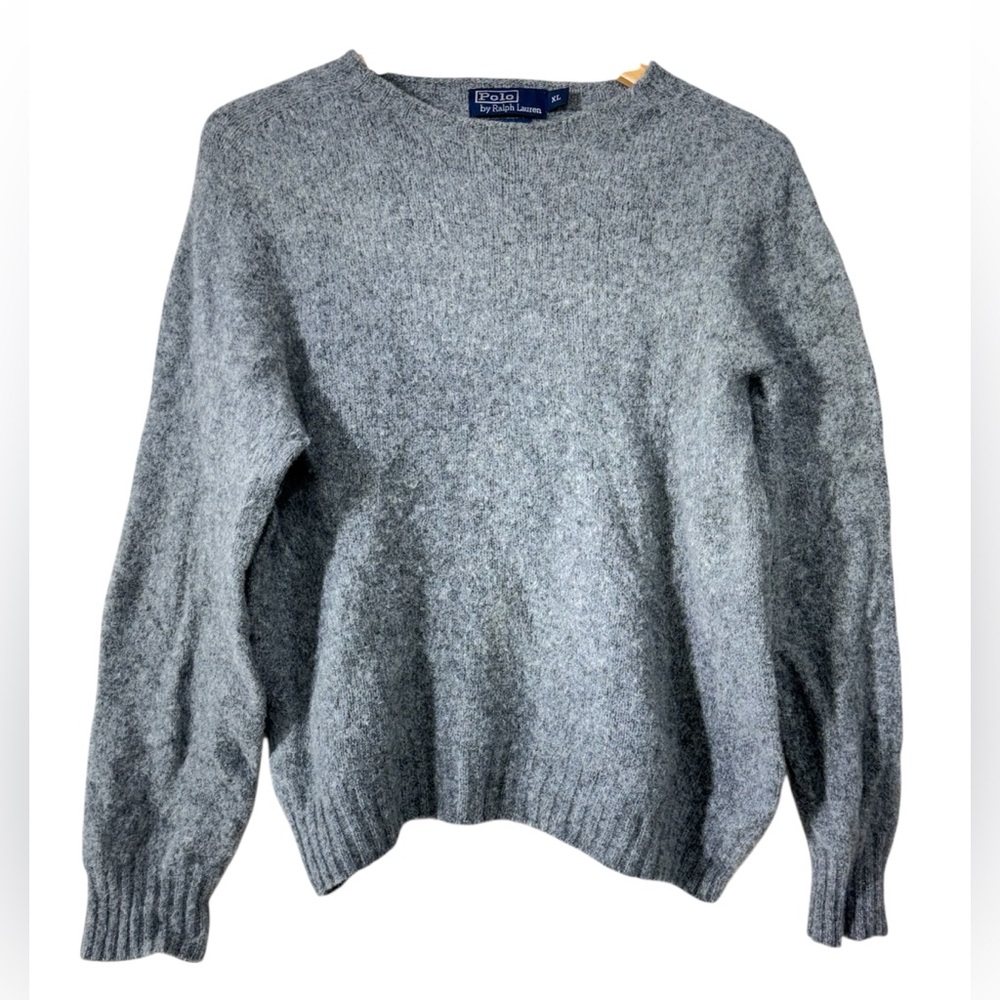 Vtg Polo Ralph Lauren Women’s XL Wool & Cashmere Sweater Made In Scotland